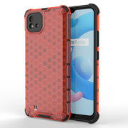 Custodia TPU antiurto con design a nido d'ape per Realme C20