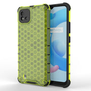 Custodia TPU antiurto con design a nido d'ape per Realme C20