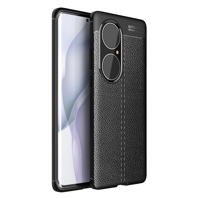 Custodia antiurto in TPU con texture Litchi, For Huawei P50, For Huawei P50 Pro, For OPPO F19 Pro+ 5G