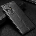 Custodia antiurto in TPU con texture Litchi, For Huawei P50, For Huawei P50 Pro, For OPPO F19 Pro+ 5G