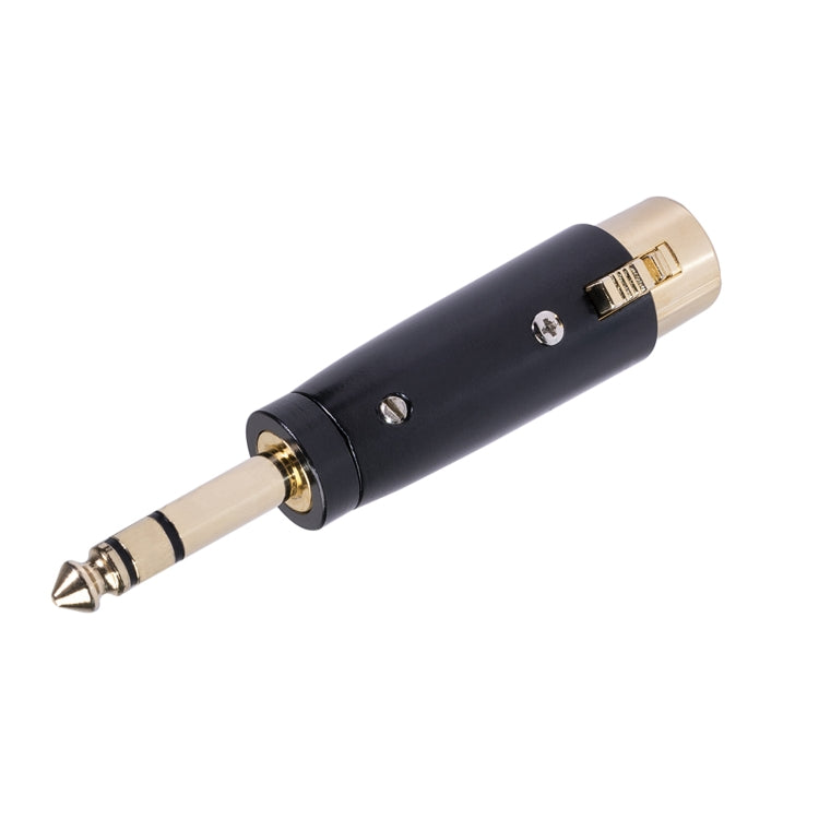 LZ1165G 6.35mm Stereo Male to XRL Female Audio Adapter Microphone Stereo Speaker Connector, LZ1165G