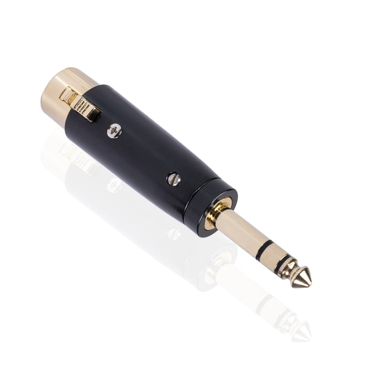 LZ1165G 6.35mm Stereo Male to XRL Female Audio Adapter Microphone Stereo Speaker Connector, LZ1165G