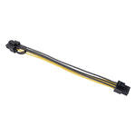 Cavo adattatore di alimentazione per scheda grafica 5 pezzi 3682 da 6 pin femmina a 8 pin femmina, lunghezza: 20 cm