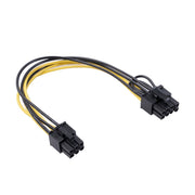 Cavo adattatore di alimentazione per scheda grafica 5 pezzi 3682 da 6 pin femmina a 8 pin femmina, lunghezza: 20 cm