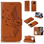 Custodia portafoglio in pelle con slot carte per Redmi Note 8 Pro