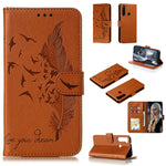 Custodia portafoglio in pelle con slot carte per Redmi Note 8 Pro