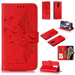 Custodia portafoglio in pelle con slot carte per Redmi Note 8 Pro
