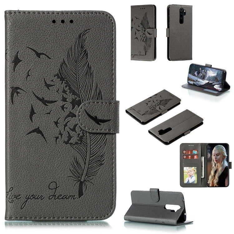 Custodia portafoglio in pelle con slot carte per Redmi Note 8 Pro