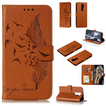 Custodia portafoglio in pelle con slot carte per Redmi Note 8 Pro