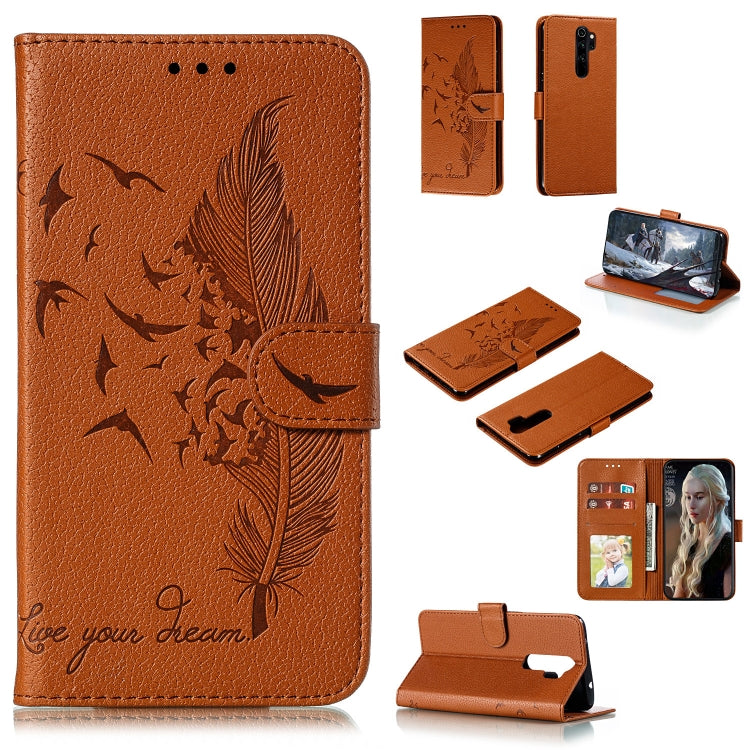 Custodia portafoglio in pelle con slot carte per Redmi Note 8 Pro