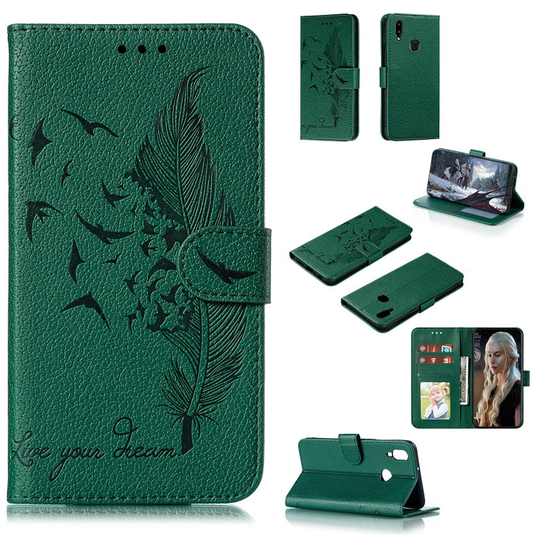 Custodia portafoglio in pelle per Galaxy A20s con slot carte