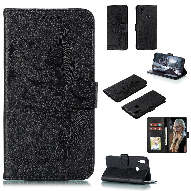 Custodia portafoglio in pelle per Galaxy A20s con slot carte