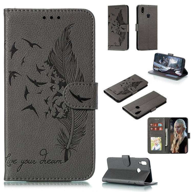 Custodia portafoglio in pelle per Galaxy A20s con slot carte