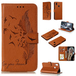 Custodia portafoglio in pelle per Galaxy A20s con slot carte