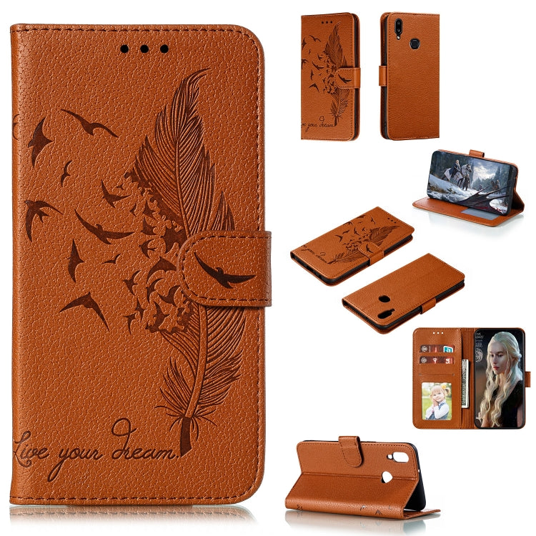 Custodia portafoglio in pelle per Galaxy A20s con slot carte