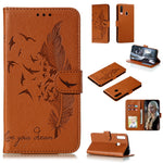 Custodia portafoglio in pelle per Galaxy A20s con slot carte
