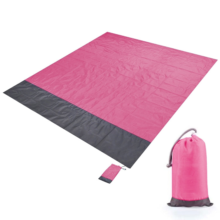 Tappetino da picnic tascabile in tessuto scozzese impermeabile in poliestere, tappetino da spiaggia da campeggio all'aperto, dimensioni: 2,1 x 2 m
