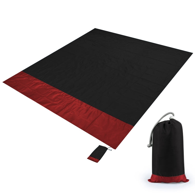 Tappetino da picnic tascabile in tessuto scozzese impermeabile in poliestere, tappetino da spiaggia da campeggio all'aperto, dimensioni: 2,1 x 2 m