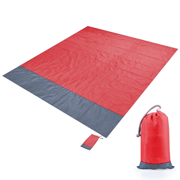 Tappetino da picnic tascabile in tessuto scozzese impermeabile in poliestere, tappetino da spiaggia da campeggio all'aperto, dimensioni: 2,1 x 2 m