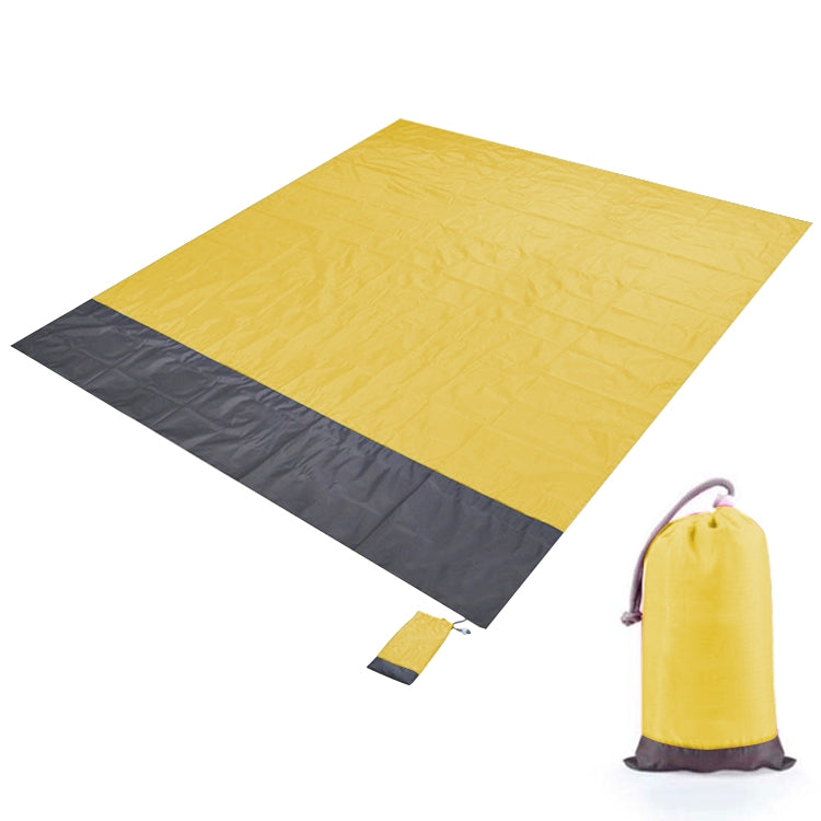 Tappetino da picnic tascabile in tessuto scozzese impermeabile in poliestere, tappetino da spiaggia da campeggio all'aperto, dimensioni: 2,1 x 2 m