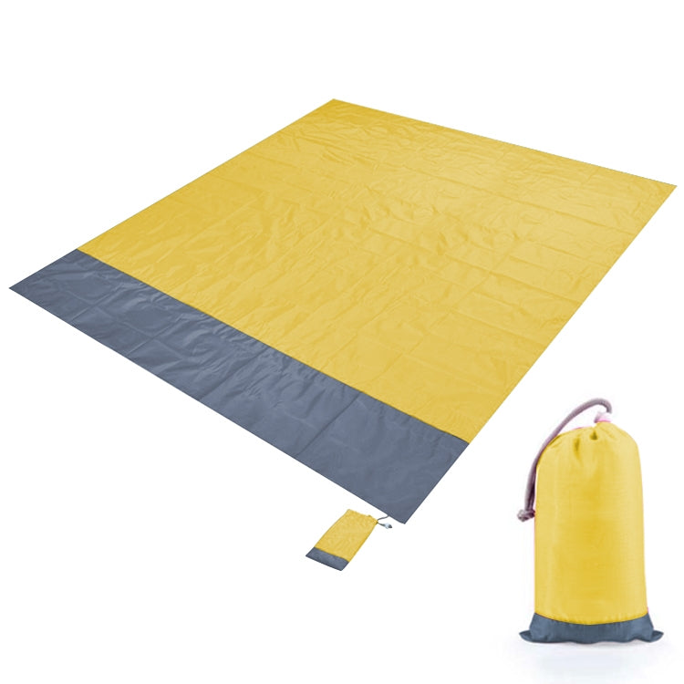 Tappetino da picnic tascabile in tessuto scozzese impermeabile in poliestere, tappetino da spiaggia da campeggio all'aperto, dimensioni: 2,1 x 2 m