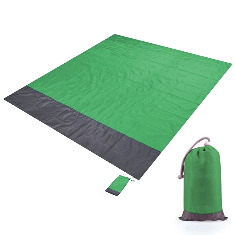 Tappetino da picnic tascabile in tessuto scozzese impermeabile in poliestere, tappetino da spiaggia da campeggio all'aperto, dimensioni: 2,1 x 2 m