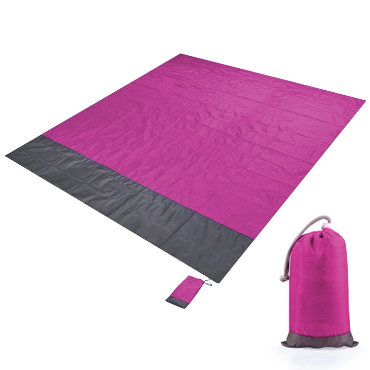 Tappetino da picnic tascabile in tessuto scozzese impermeabile in poliestere, tappetino da spiaggia da campeggio all'aperto, dimensioni: 2,1 x 2 m