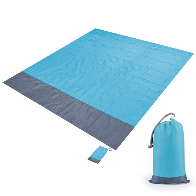 Tappetino da picnic tascabile in tessuto scozzese impermeabile in poliestere, tappetino da spiaggia da campeggio all'aperto, dimensioni: 2,1 x 2 m