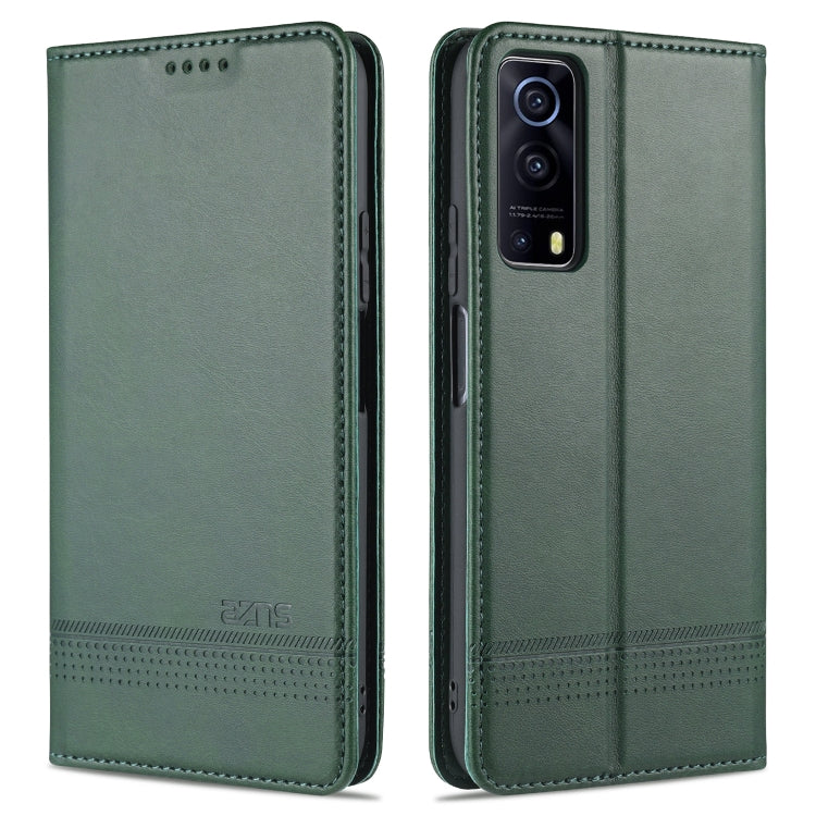 Custodia portafoglio in pelle per Vivo Y72 5G