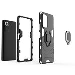 Custodia protettiva antiurto per PC + TPU con supporto per anello magnetico, For Xiaomi Redmi Note 10 Pro, For Xiaomi Mi 11 Ultra