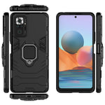Custodia protettiva antiurto per PC + TPU con supporto per anello magnetico, For Xiaomi Redmi Note 10 Pro, For Xiaomi Mi 11 Ultra