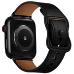 Cinturino in pelle a doppio foro per Apple Watch Series 6 e SE e, 5 & 4 44mm / 3 & 2 & 1 42mm, 5 & 4 40mm / 3 & 2 & 1 38mm