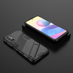 Punk Armor 2 in 1 PC + custodia antiurto in TPU con supporto invisibile, For Xiaomi Redmi Note 10 5G, For Xiaomi Redmi Note 10 Pro, For Xiaomi Mi 11 Ultra