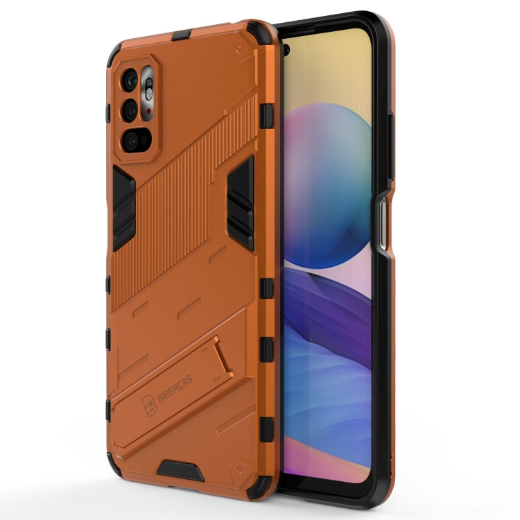 Punk Armor 2 in 1 PC + custodia antiurto in TPU con supporto invisibile, For Xiaomi Redmi Note 10 5G, For Xiaomi Redmi Note 10 Pro, For Xiaomi Mi 11 Ultra