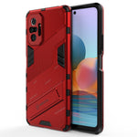 Punk Armor 2 in 1 PC + custodia antiurto in TPU con supporto invisibile, For Xiaomi Redmi Note 10 5G, For Xiaomi Redmi Note 10 Pro, For Xiaomi Mi 11 Ultra