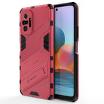 Punk Armor 2 in 1 PC + custodia antiurto in TPU con supporto invisibile, For Xiaomi Redmi Note 10 5G, For Xiaomi Redmi Note 10 Pro, For Xiaomi Mi 11 Ultra