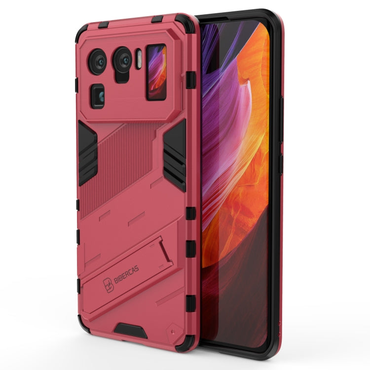Punk Armor 2 in 1 PC + custodia antiurto in TPU con supporto invisibile, For Xiaomi Redmi Note 10 5G, For Xiaomi Redmi Note 10 Pro, For Xiaomi Mi 11 Ultra