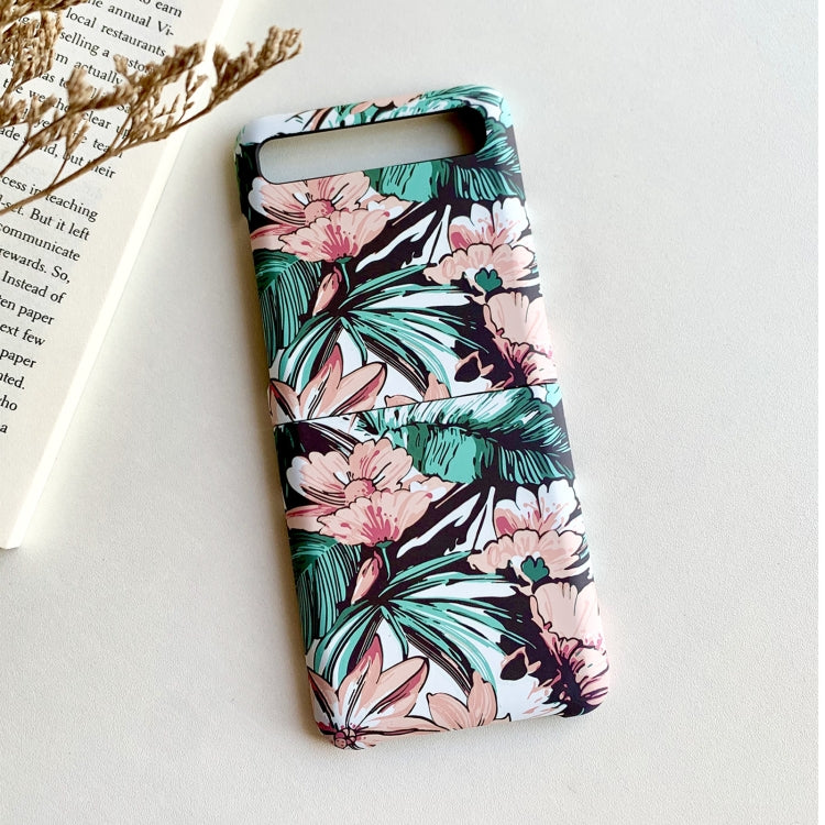 Custodia protettiva per PC pieghevole con motivo floreale, For Samsung Galaxy Z Flip 5G / 4G