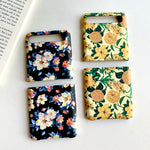 Custodia protettiva pieghevole con motivo floreale per Galaxy Z F
