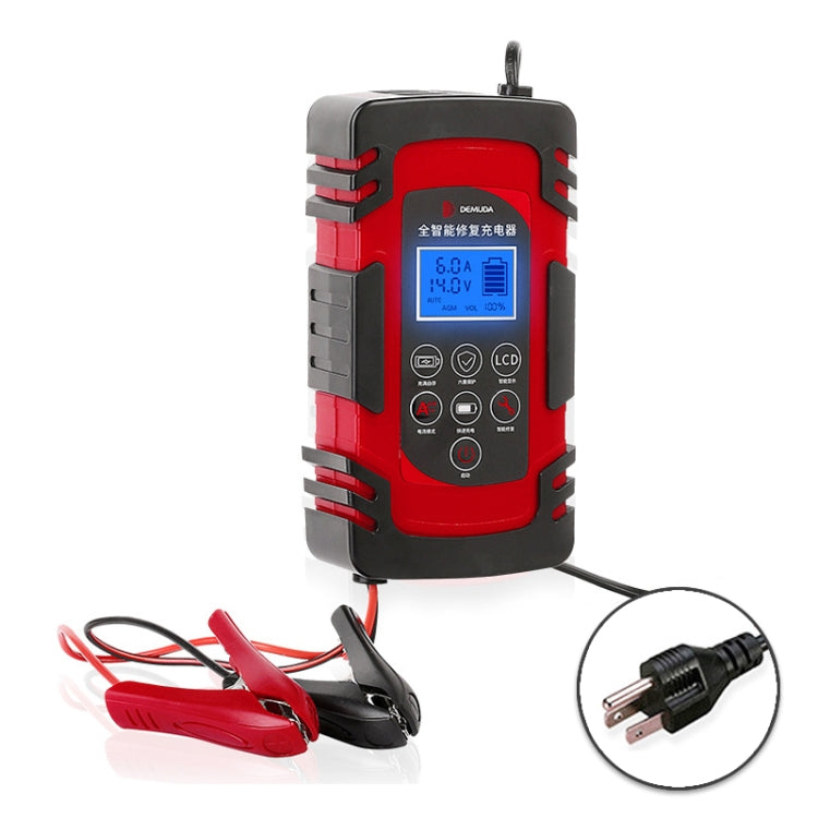 DEMUDA DC-80 Caricabatteria per auto 12V / 24V Tipo di riparazione a impulsi intelligente Batteria al piombo, AU Plug, US Plug, EU Plug, JP Plug, UK Plug