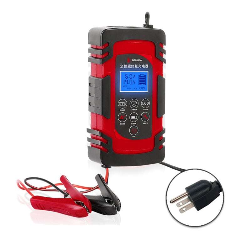 DEMUDA DC-80 Caricabatteria per auto 12V / 24V Tipo di riparazione a impulsi intelligente Batteria al piombo, AU Plug, US Plug, EU Plug, JP Plug, UK Plug