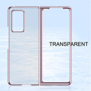 Custodia pieghevole trasparente elettrolitica ultrasottile, For Samsung Galaxy Z Flip 5G / 4G, For Samsung Galaxy Z Fold2 5G, For Samsung Galaxy Fold 5G / Fold 4G