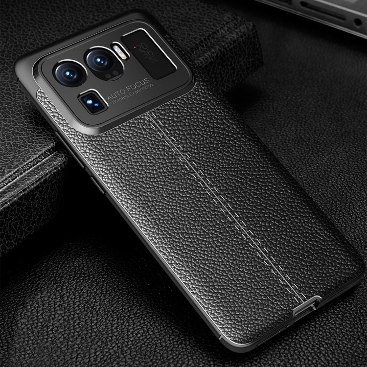 Custodia TPU antiurto con texture Litchi per Xiaomi Mi 11 Ultra
