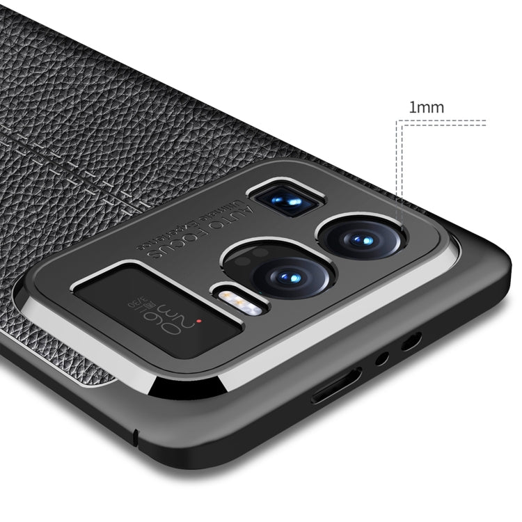 Custodia TPU antiurto con texture Litchi per Xiaomi Mi 11 Ultra