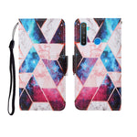 Custodia in pelle Flip orizzontale con motivo dipinto, For OPPO Realme 5