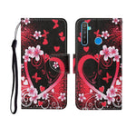 Custodia in pelle Flip orizzontale con motivo dipinto, For OPPO Realme 5
