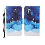 Custodia in pelle Flip orizzontale con motivo dipinto, For OPPO Realme 5