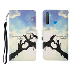 Custodia in pelle Flip orizzontale con motivo dipinto, For OPPO Realme 5