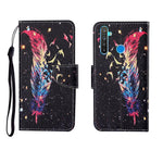 Custodia in pelle Flip orizzontale con motivo dipinto, For OPPO Realme 5