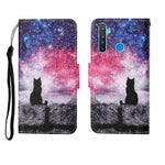 Custodia in pelle Flip orizzontale con motivo dipinto, For OPPO Realme 5 Pro